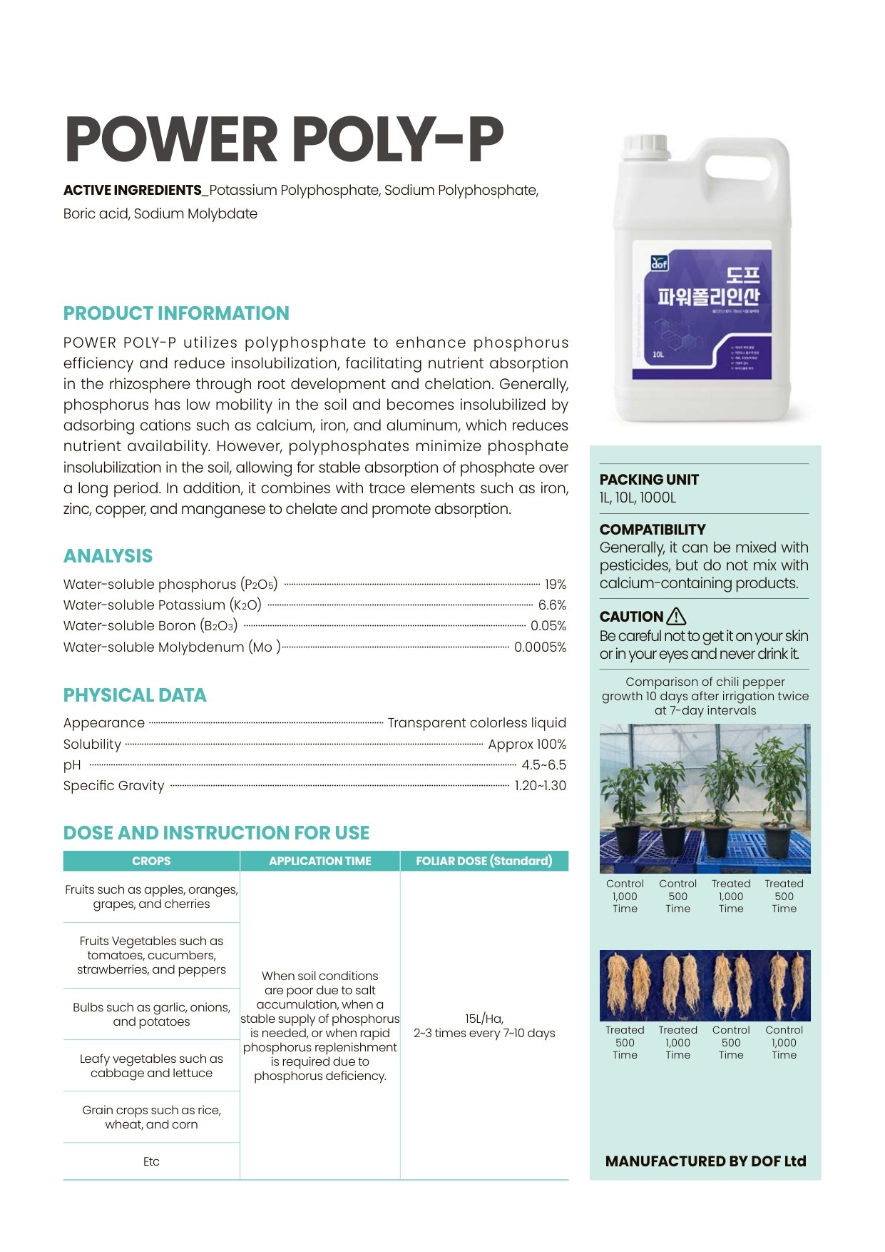 POWER POLY-P Catalog Sheet